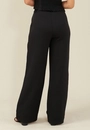 Calça Wide Leg Com Bolso Faca Em Alfaiataria