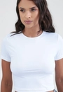 Blusa Básica Em Poliamida Manga Curta