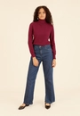 Calça Jeans Reta Azul Escuro
