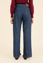 Calça Jeans Reta Azul Escuro
