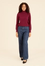 Calça Jeans Reta Azul Escuro