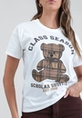 T-Shirt Em Meia Malha Com Silk Urso Class Season