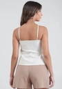 Blusa Com Alças E Botões Em Alfaiataria