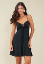 Vestido Curto Em Viscose Twill Com Alça