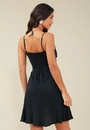 Vestido Curto Em Viscose Twill Com Alça