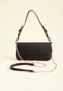 Bolsa Baguete Animal Print Com Corrente