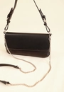 Bolsa Baguete Animal Print Com Corrente