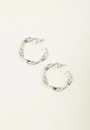 Brinco Argola Torcida Com Strass