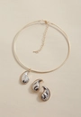 Kit Colar E Brinco Gota