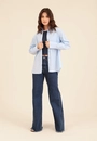 Camisa Oversized Em Tricoline Manga Longa