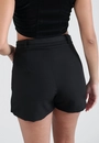 Short Saia Em Alfaiataria Com Cinto
