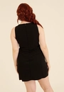 Vestido Curto Em Alfaiataria Sem Manga