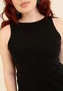 Vestido Curto Em Alfaiataria Sem Manga