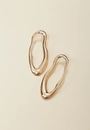 Brinco Oval Organico Grande