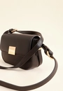 Bolsa Pequena Crossbody Fecho Dourado