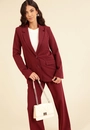 Blazer Em Alfaiataria Com 2 Botões E Bolso