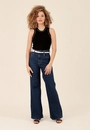 Blusa Regata Em Malha Canelada Com Viés