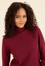 Blusa Tricô Gola Alta Básica
