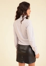 Blusa Tricô Gola Alta Básica