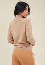 Blusa Tricô Gola Alta Básica