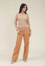 Blusa Tricô Gola Alta Básica