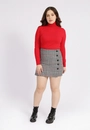 Blusa Tricô Gola Alta Básica