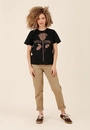 T-shirt Em Meia Malha Wild Rose