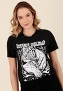 T-Shirt Em Meia Malha Tigre