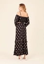 Saia Midi 2 Marias Em Viscose Estampada Magia do Sol
