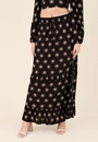 Saia Midi 2 Marias Em Viscose Estampada Magia do Sol