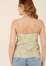 Blusa Em Viscose Liberty Garden Alça Babado Frontal