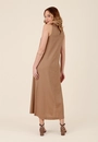 Vestido New Midi Regata Em Linho