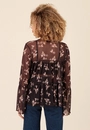 Blusa Em Tule Manga Longa Sweet Darkness