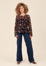 Blusa Em Tule Manga Longa Sweet Darkness