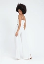 Calça Crepe Wide Leg Abertura Lateral