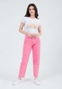Calça Sarja Mom Bolso Faca