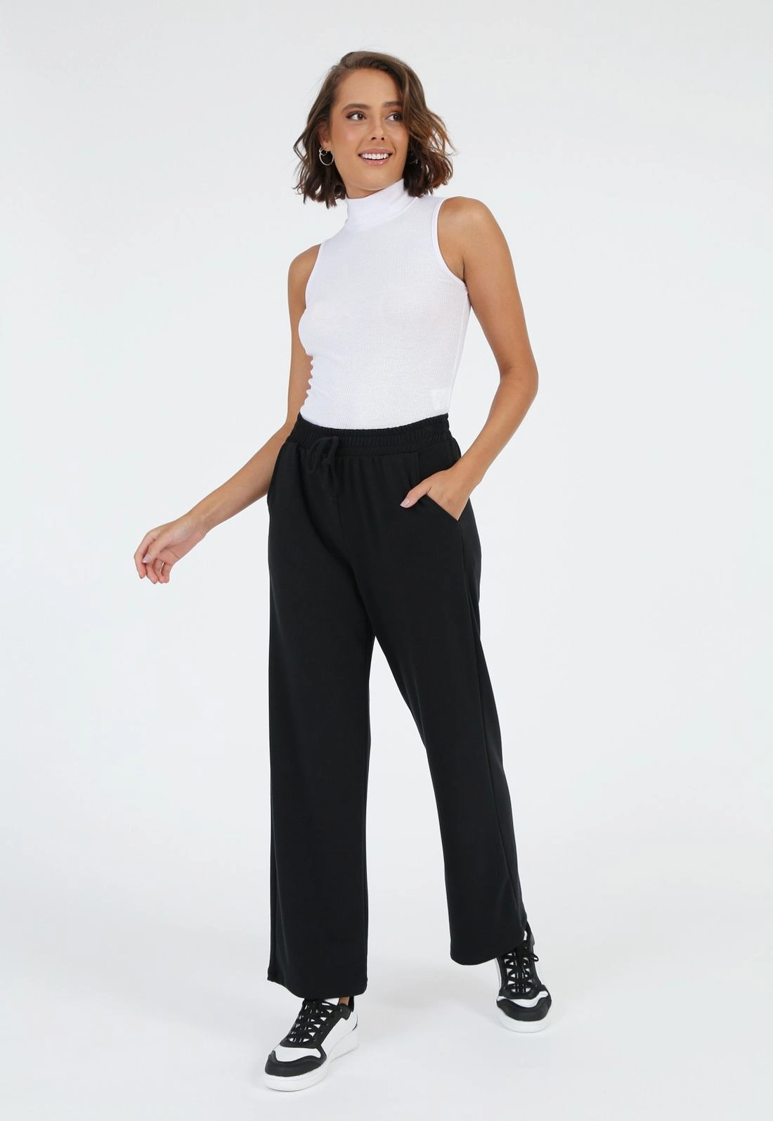 Calça Molecotton Wide Leg