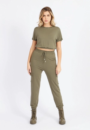 Calça Moletinho Bolso Cargo