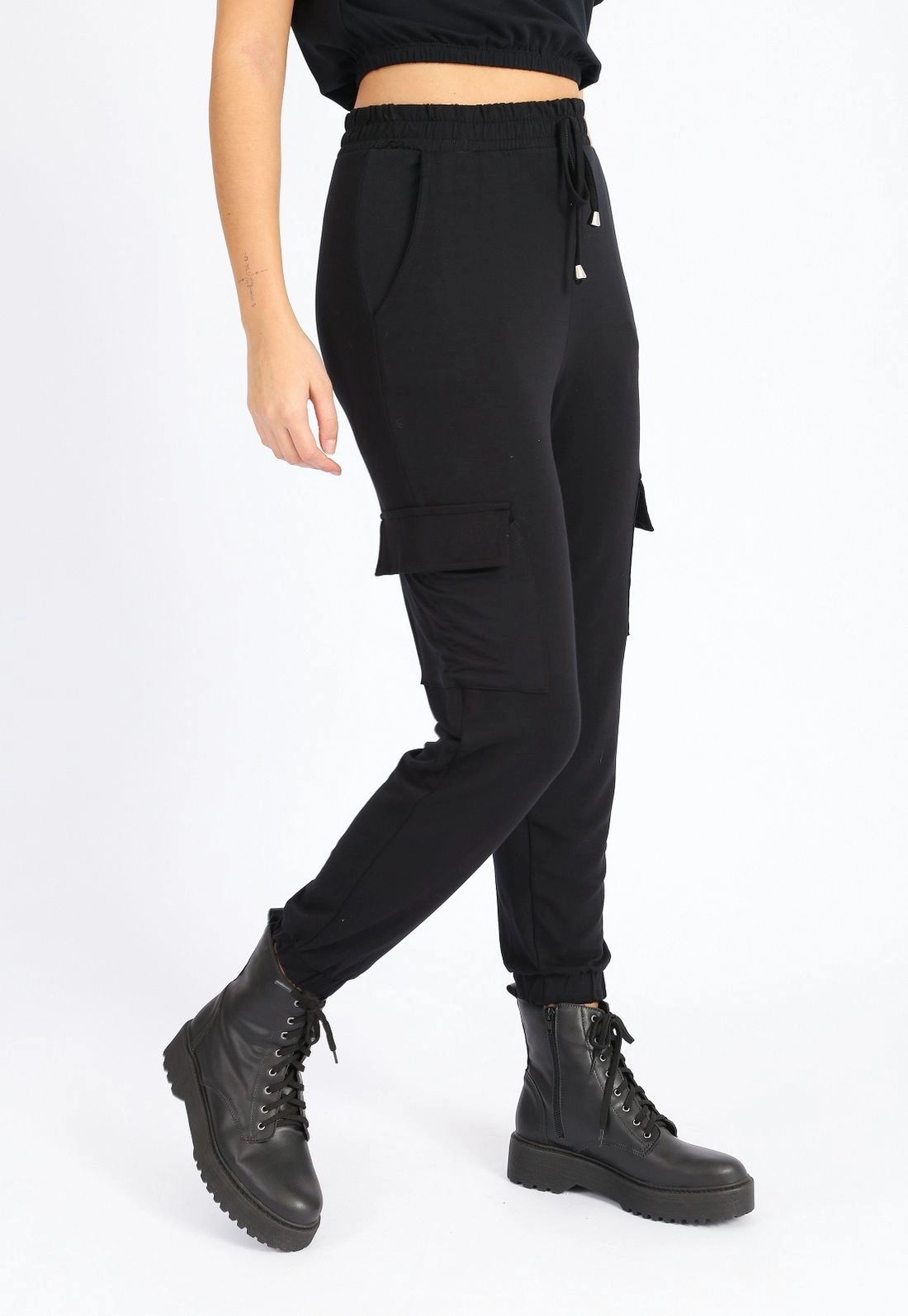 Calça Moletinho Bolso Cargo
