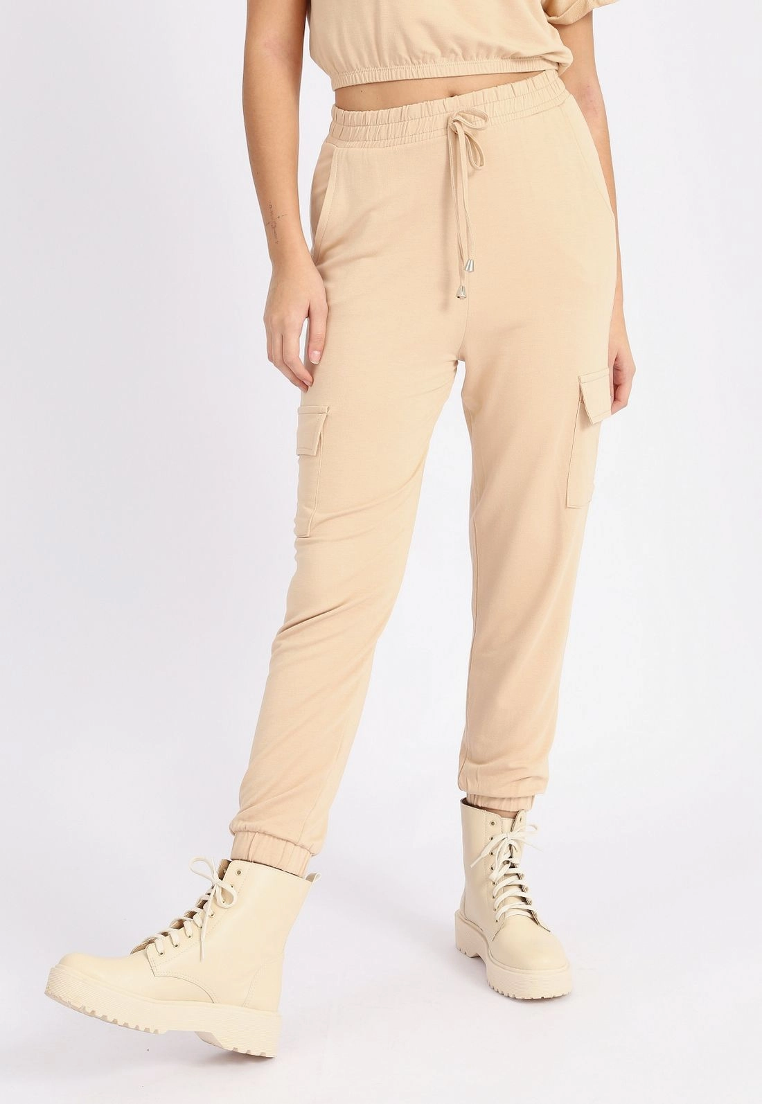 Calça Moletinho Bolso Cargo