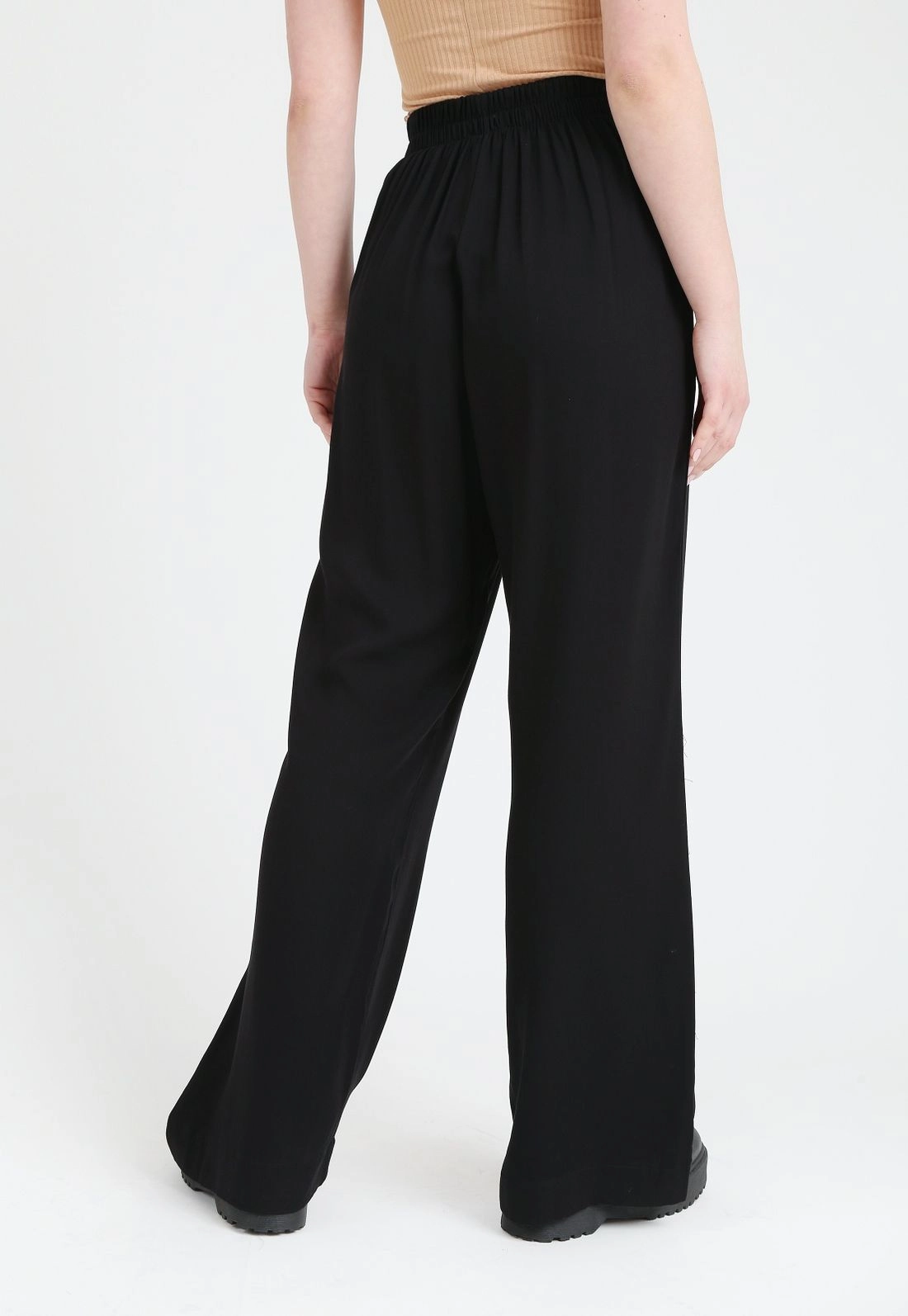 Calça Viscose Twill Wide Leg
