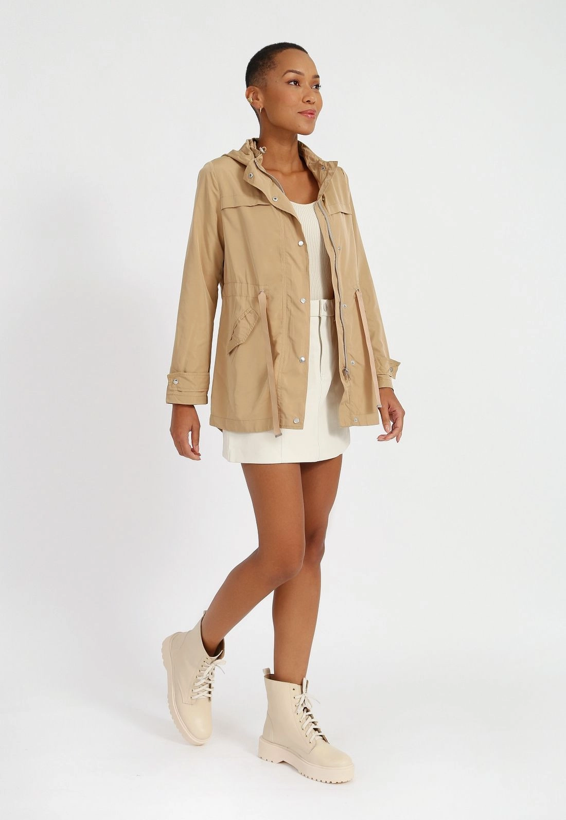 Jaqueta Parka Com Capuz
