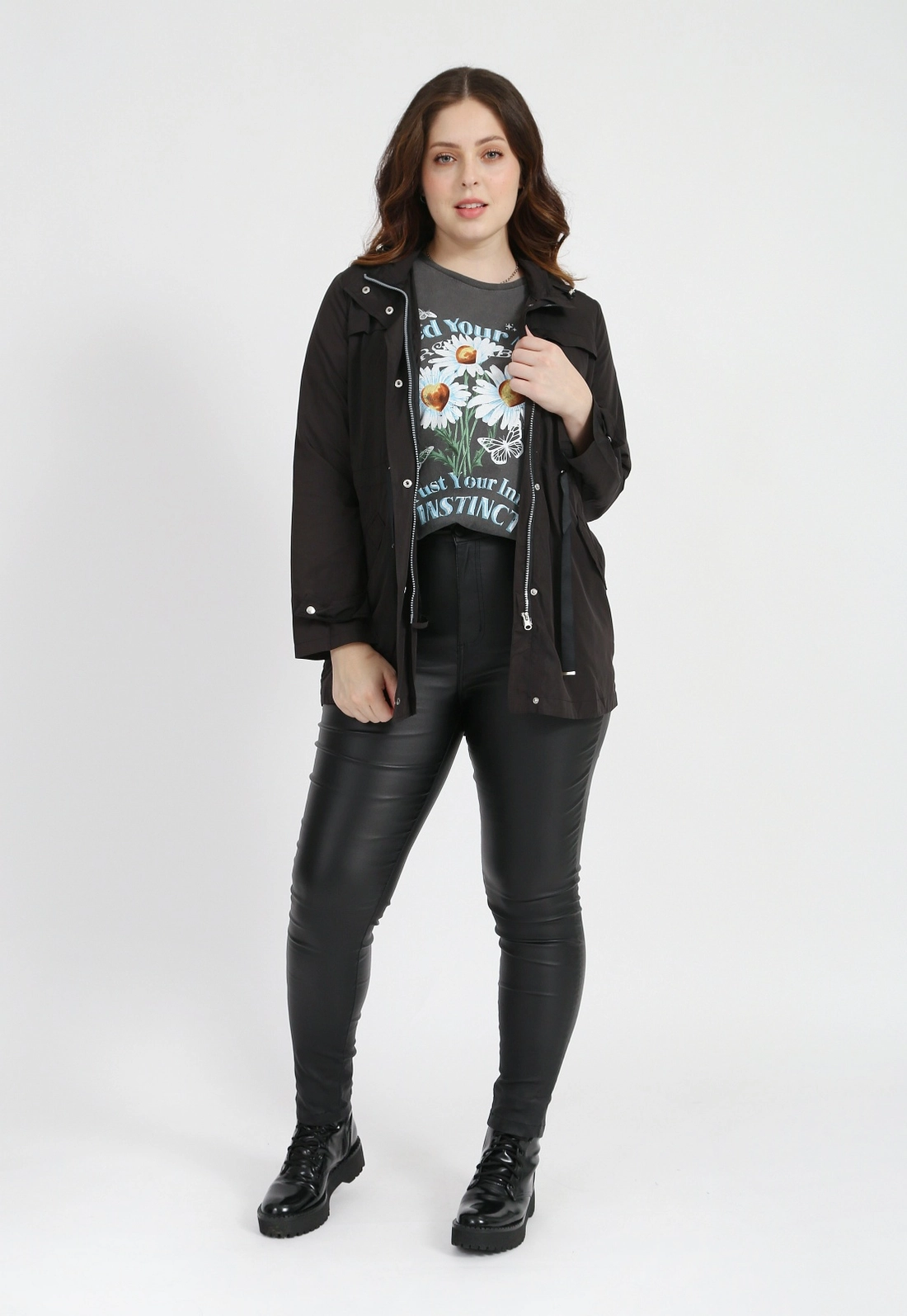 Jaqueta Parka Com Capuz