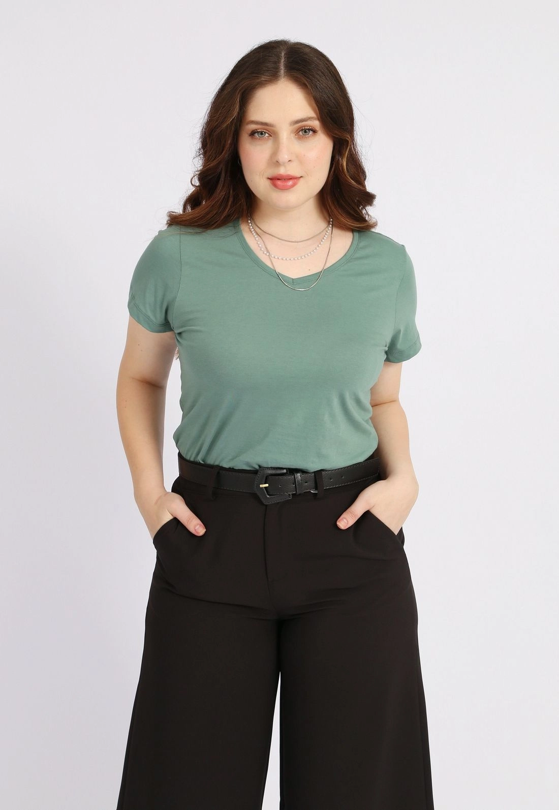 Blusa T-Shirt Decote V