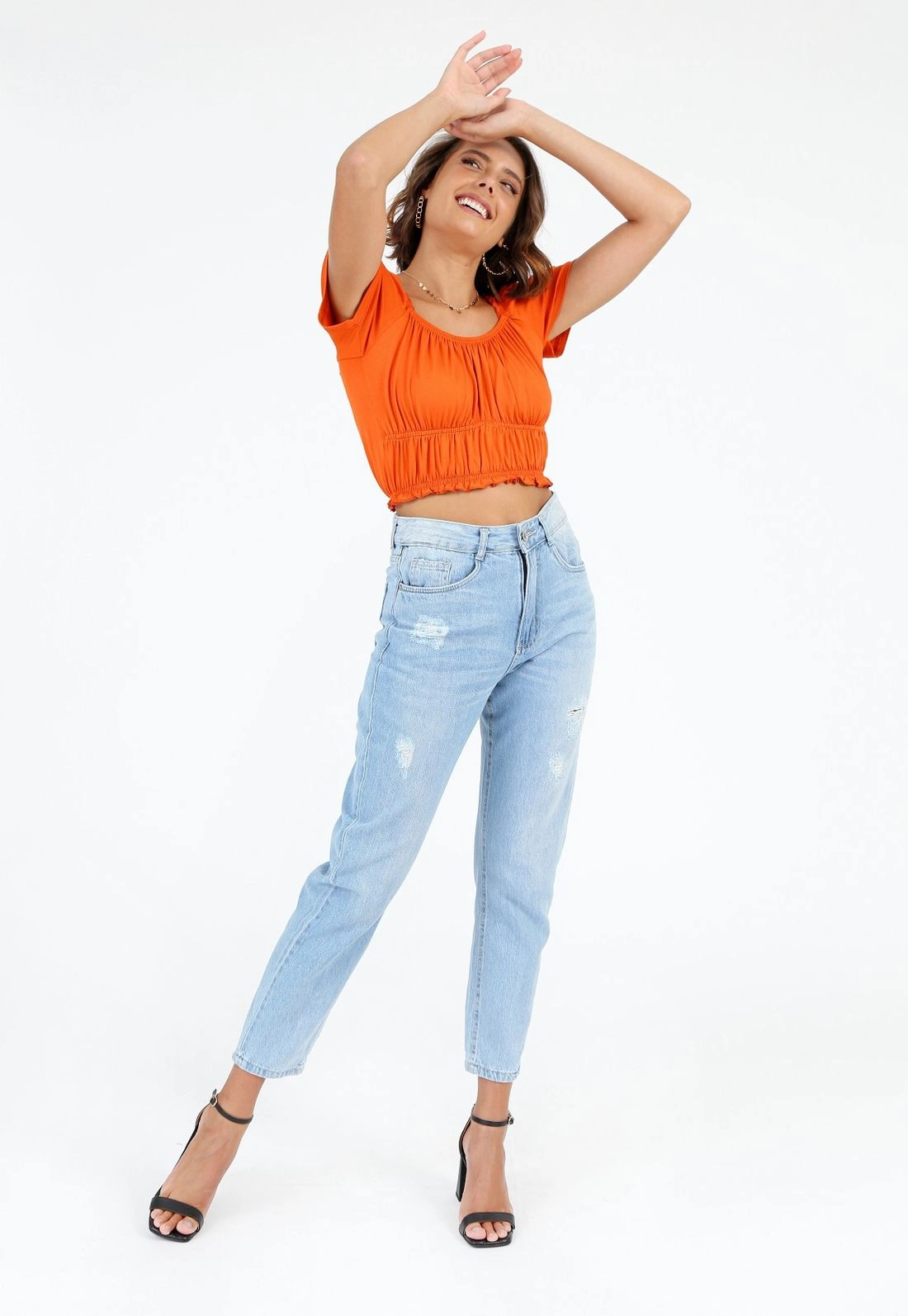 Blusa Manga Curta Lastéx