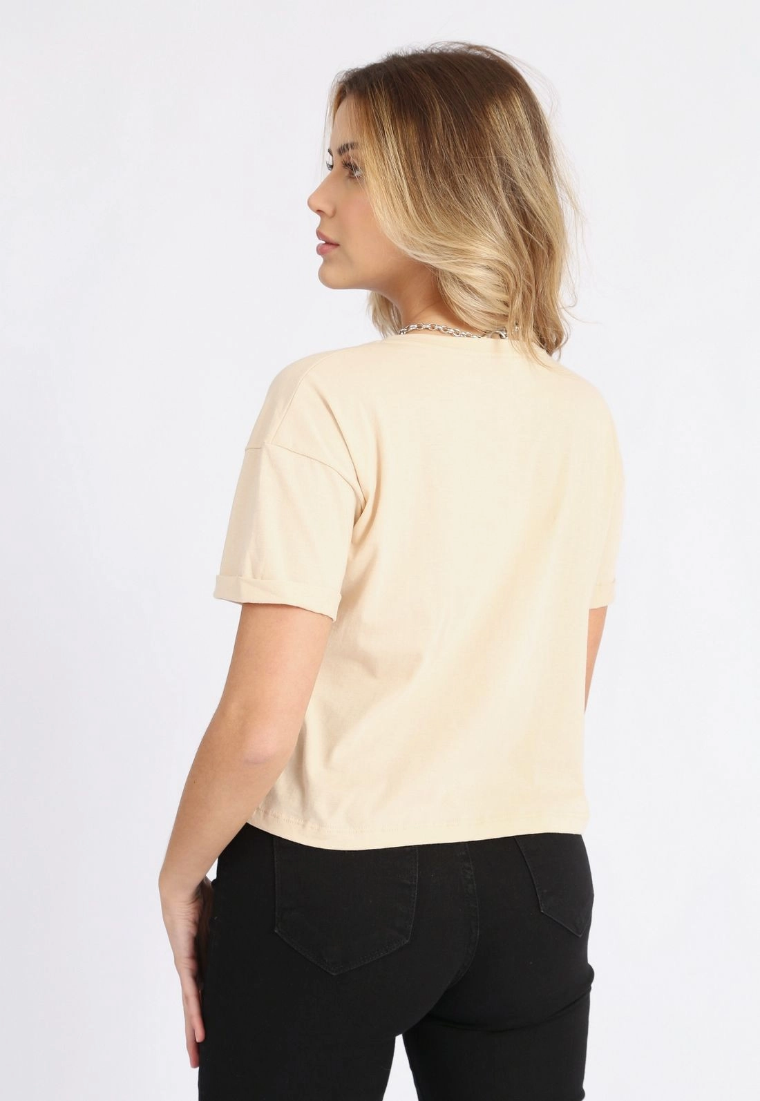 Blusa T-Shirt Manga Curta Bolso