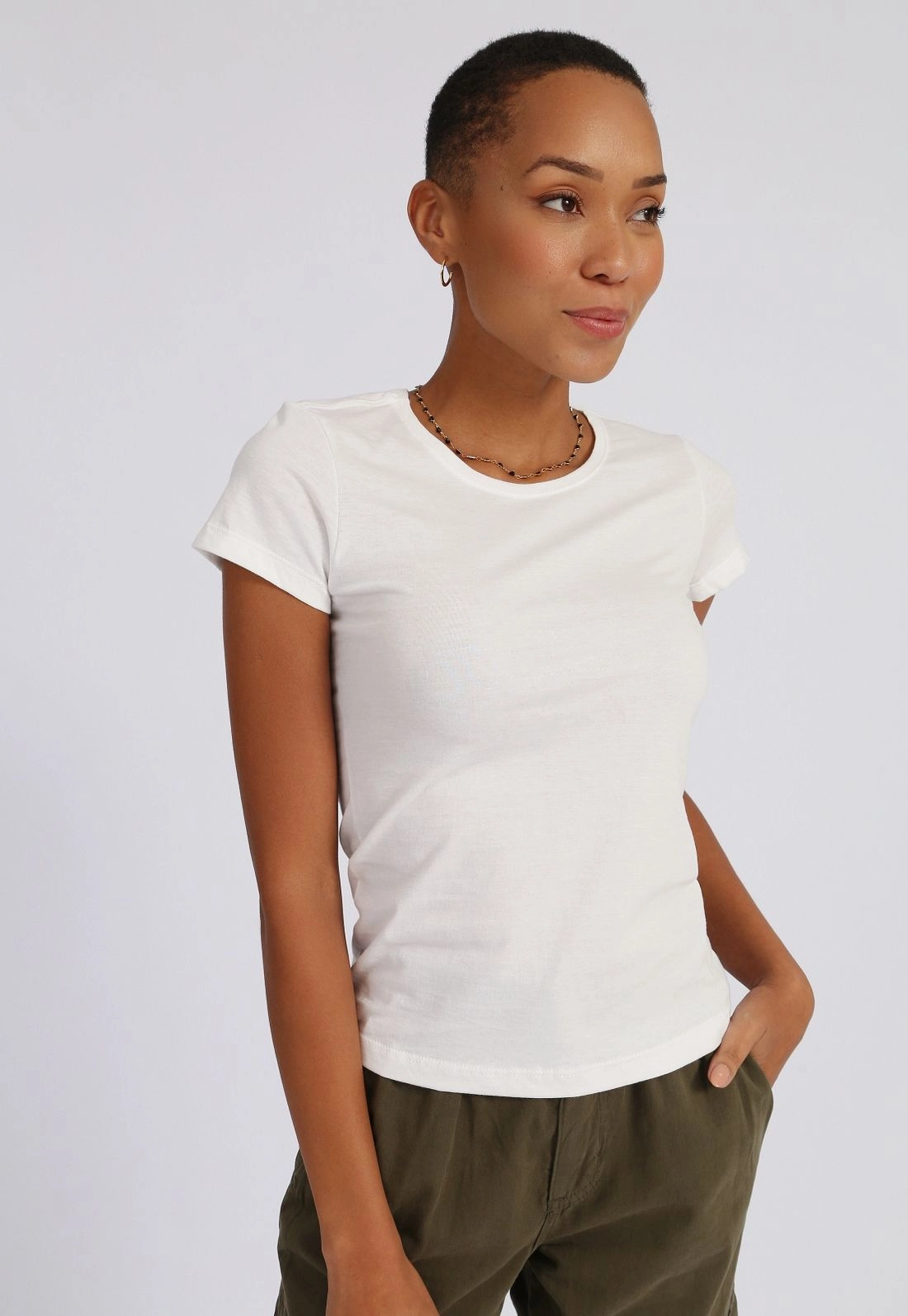 Blusa T-Shirt Decote Redondo