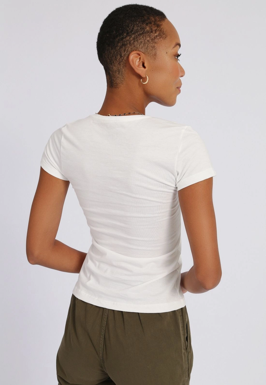 Blusa T-Shirt Decote Redondo