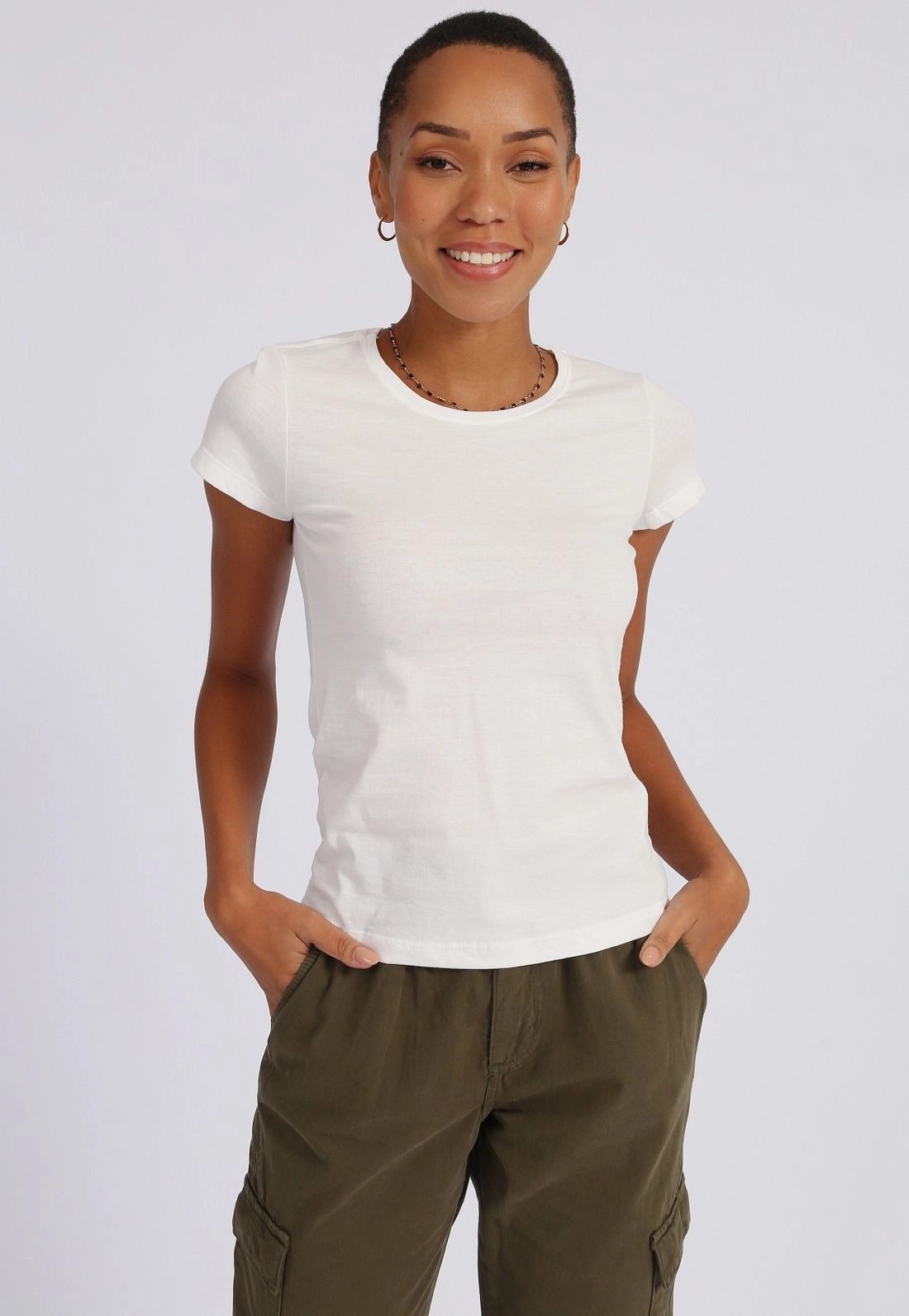 Blusa T-Shirt Decote Redondo