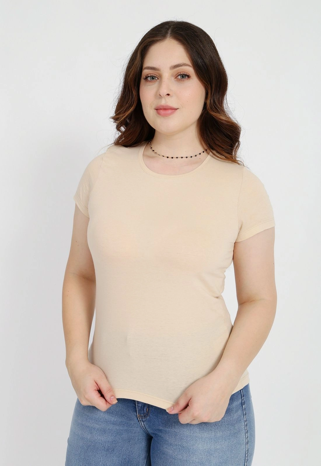 Blusa T-Shirt Decote Redondo